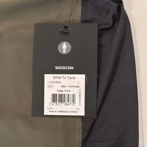 SUGOI Men's RPM Tri Tank Rash Guard - L - Picture 3 of 11